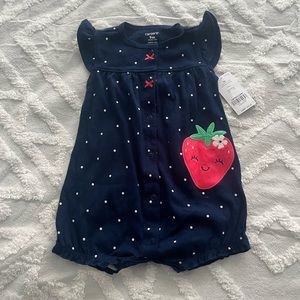 Carters strawberry one piece